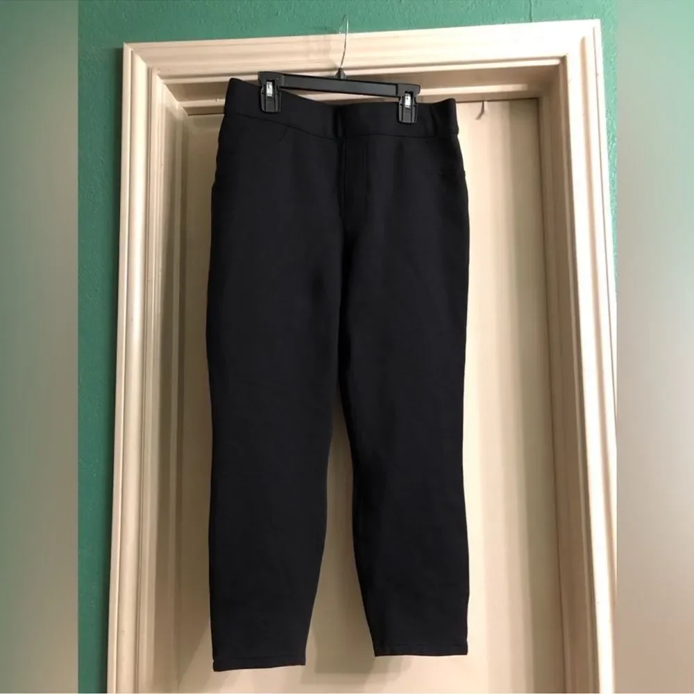 Spanx The Perfect Ankle Pants Ponte Black S